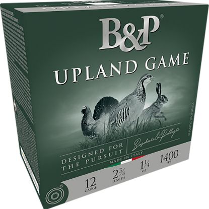 Picture of B&P Ammunition 12B14up4 Upland Game 12 Gauge 2.75" 1 1/4 Oz 4 Shot 25 Per Box/ 10 Case 