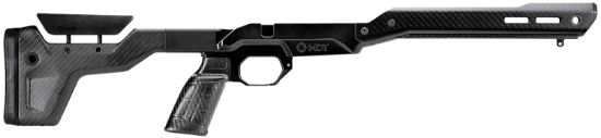 Picture of Mdt Sporting Goods Inc 107837Bcf Hnt26 Chassis System Black Carbon Fiber Fits Howa 1500 Sa/ Weatherby Vanguard Compatible W/ Aics Mags Short Action Standard 